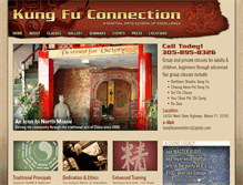 Tablet Screenshot of kungfuconnection.com